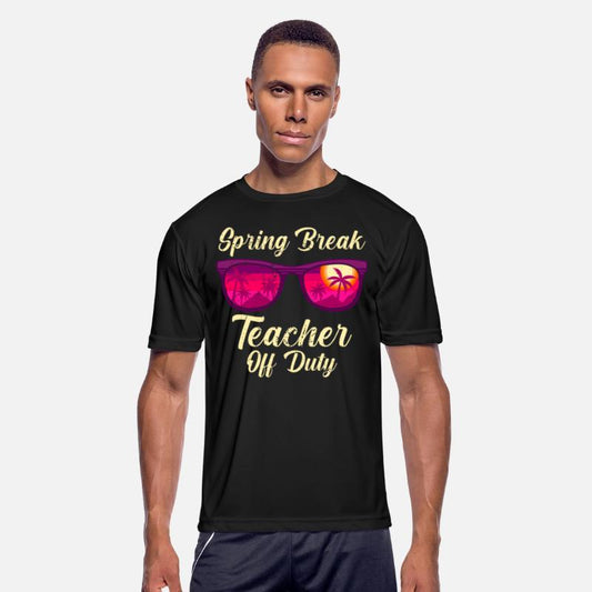 Spring break teacher off duty vacation teacher