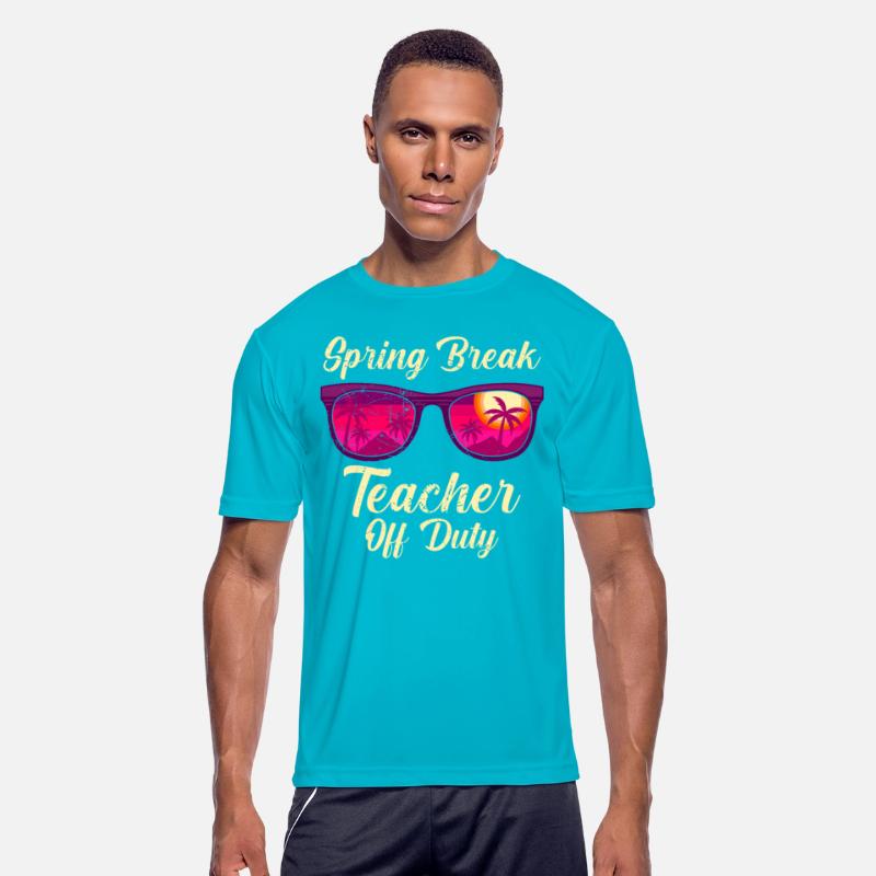 Spring break teacher off duty vacation teacher