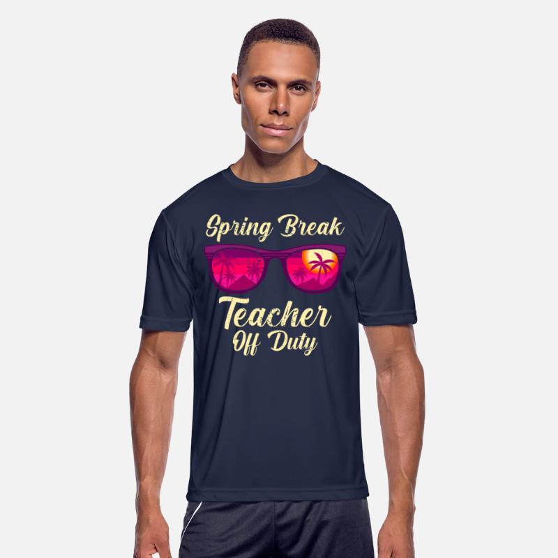 Spring break teacher off duty vacation teacher