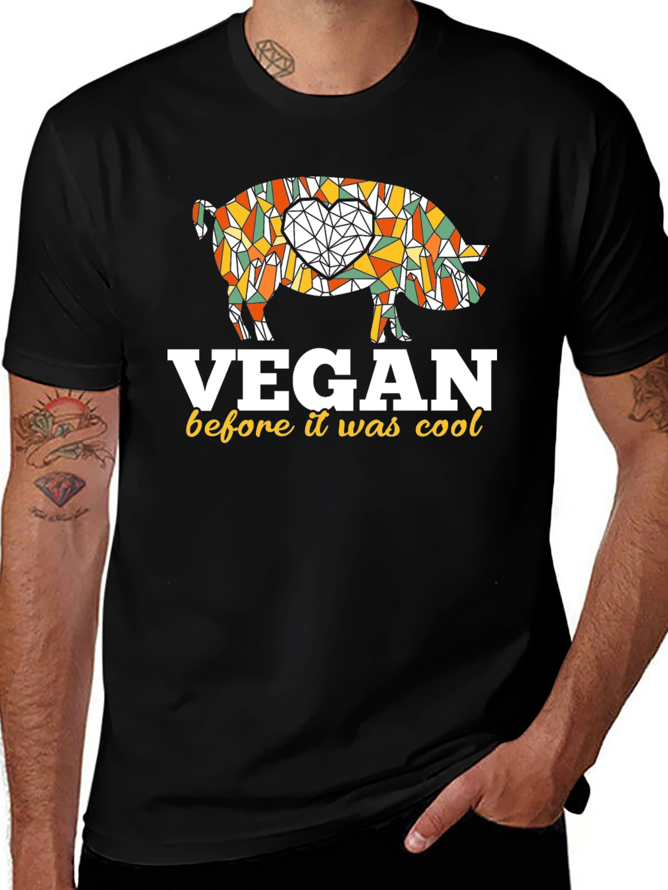 Vegan Before It Was Cool Pig T-Shirt