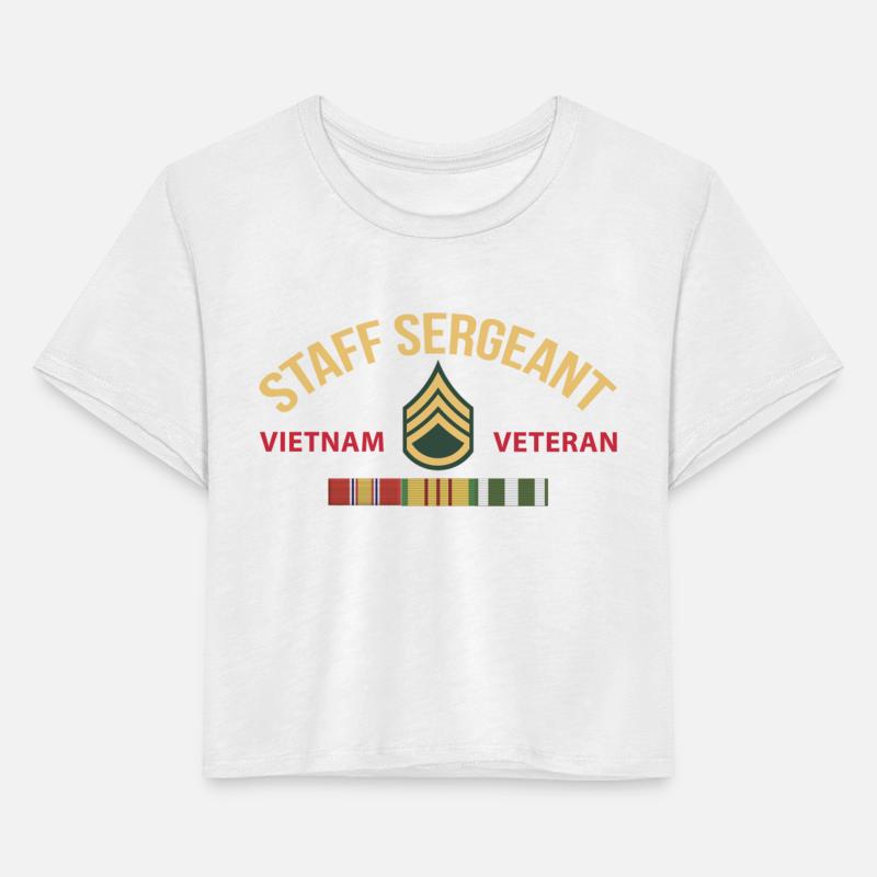 Staff Sergeant Army Vietnam Veteran Baseball Cap
