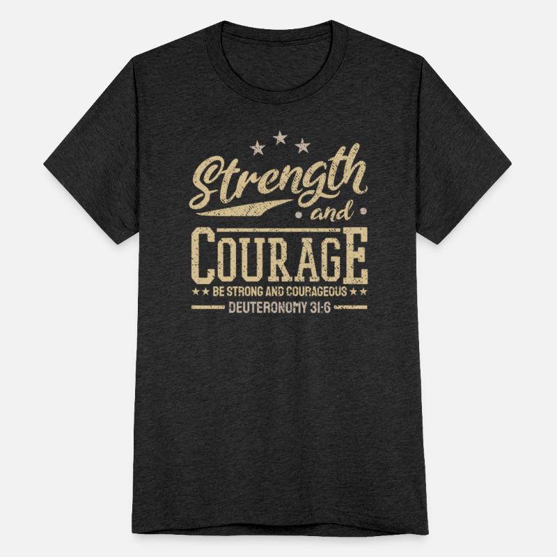 Strength Courage Christian Biblical Deuteronomy