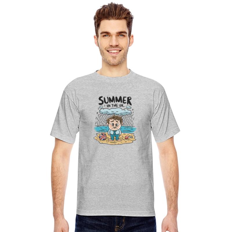 Summer in the UK Fun and Quirky Cartoon Art