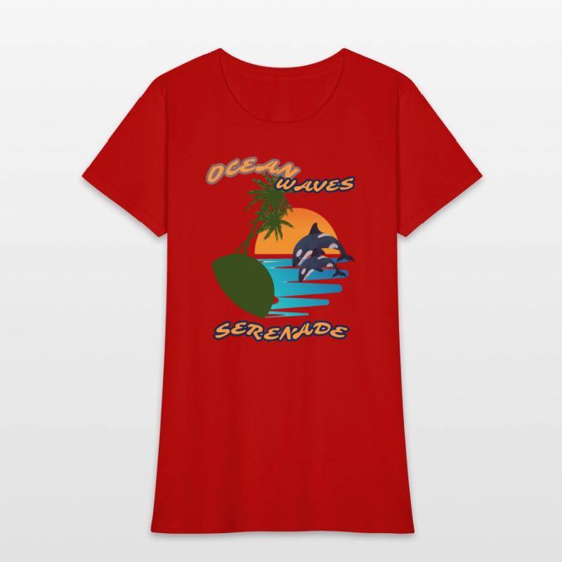 Summer serenade Fun day Ocean wave inspired Tee