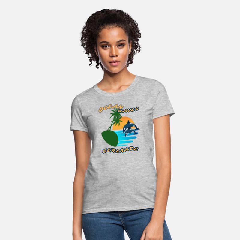 Summer serenade Fun day Ocean wave inspired Tee