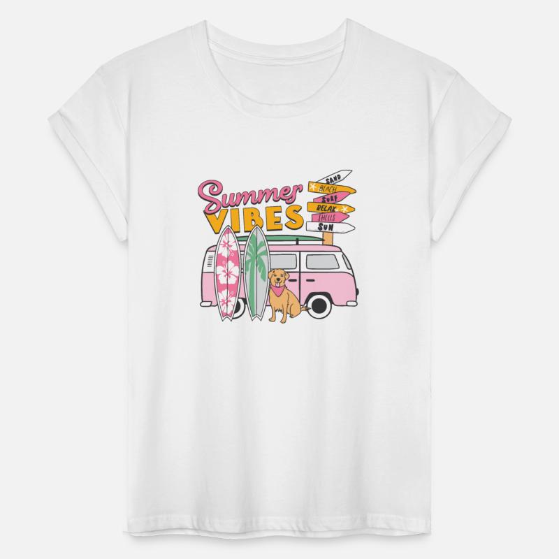 Summer Vibes Sand Beach Surf Relax Shells Sun