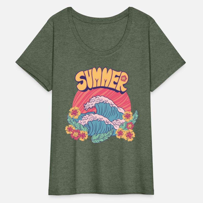 SUMMER Waves Summer Flowers Sea Sunset Feathers