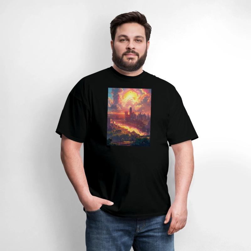 Sunset in Columbus OH United States