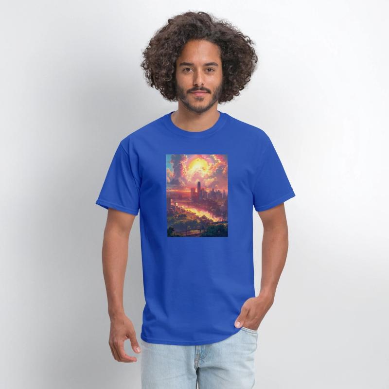 Sunset in Columbus OH United States