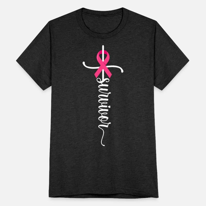 Survivor Cross Warrior Pink Ribbon Breast Cancer