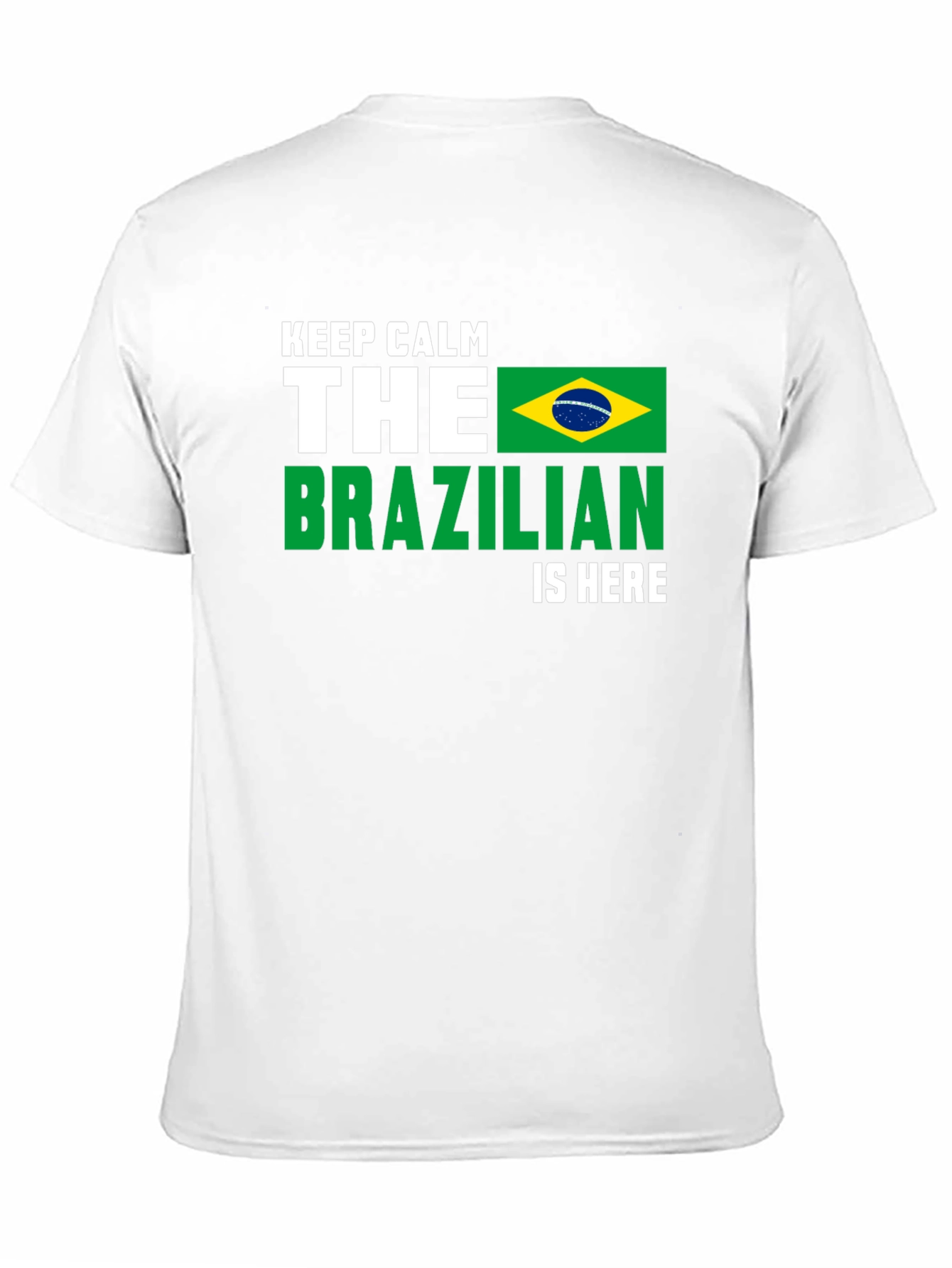 Keep Calm Brazilian Is Here T-Shirt - Black