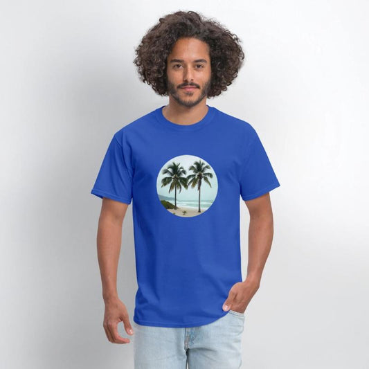 T shirt With Tropical Serenity