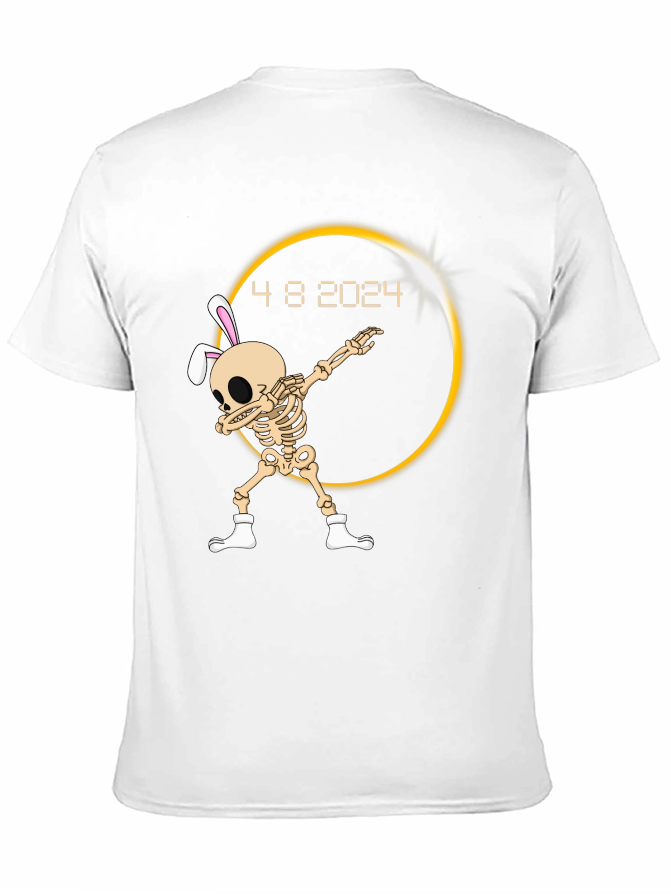 Eclipse 2024 Dab Skeleton T-Shirt