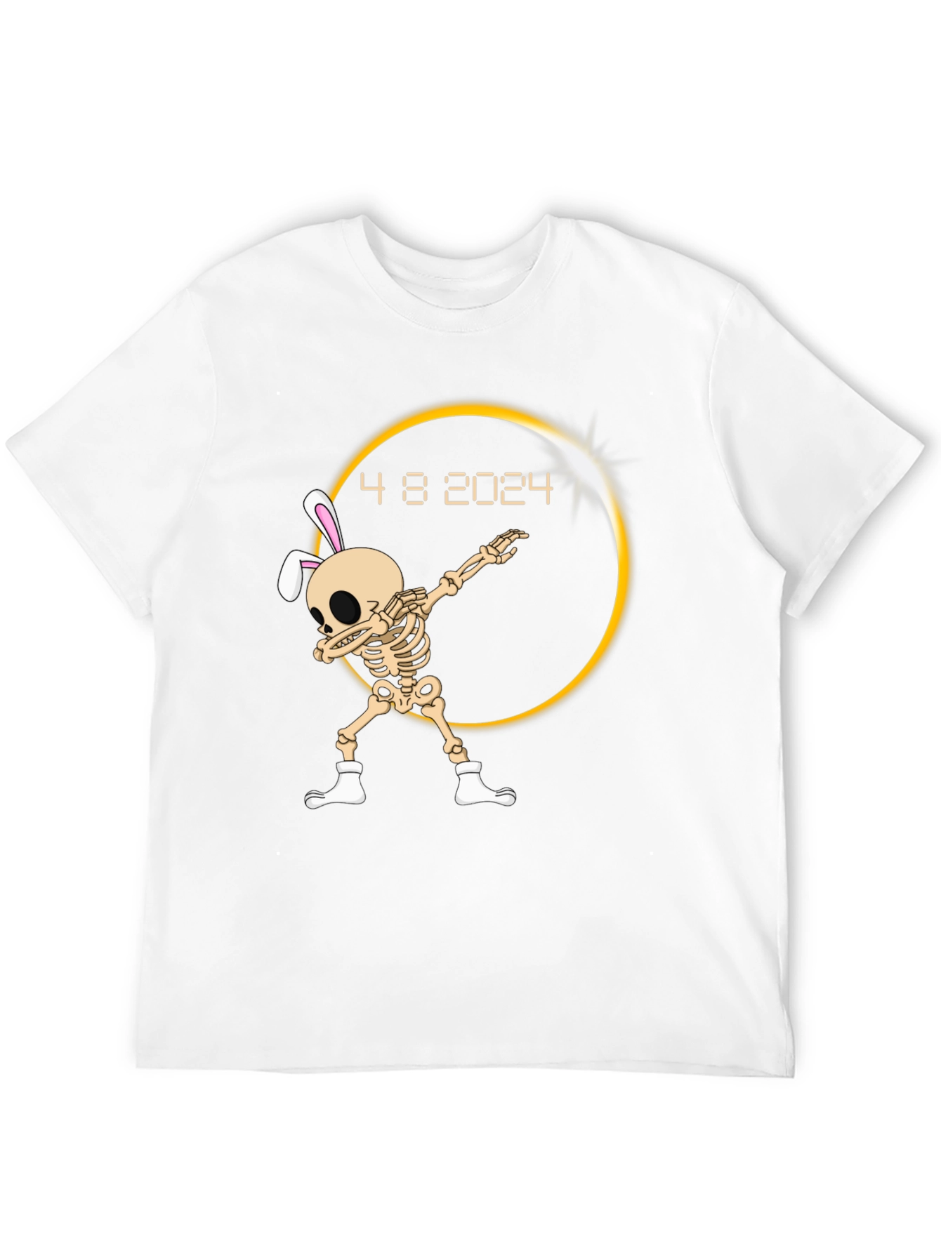 Eclipse 2024 Dab Skeleton T-Shirt