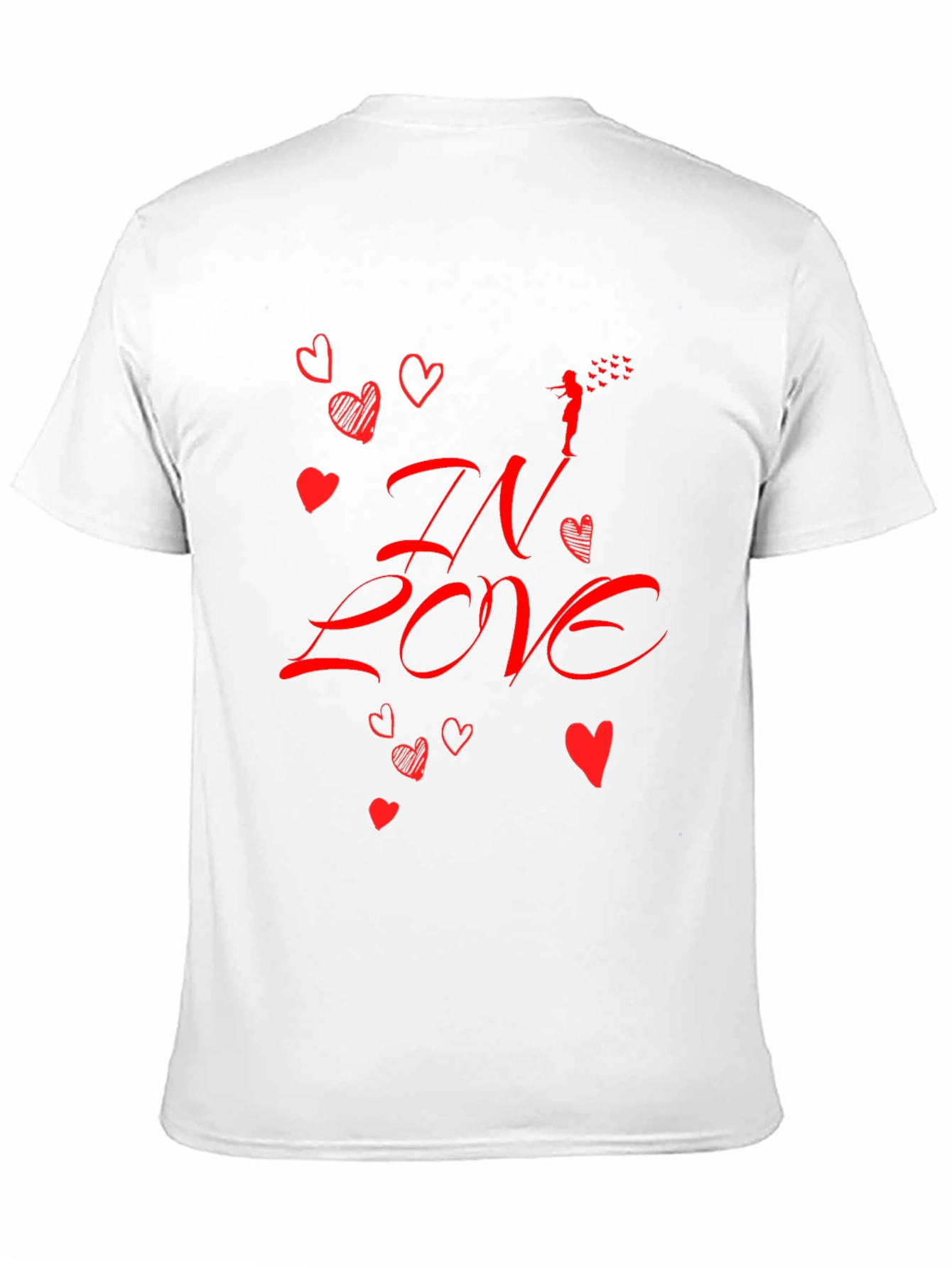 In Love Graphic Tee - Black Casual Shirt