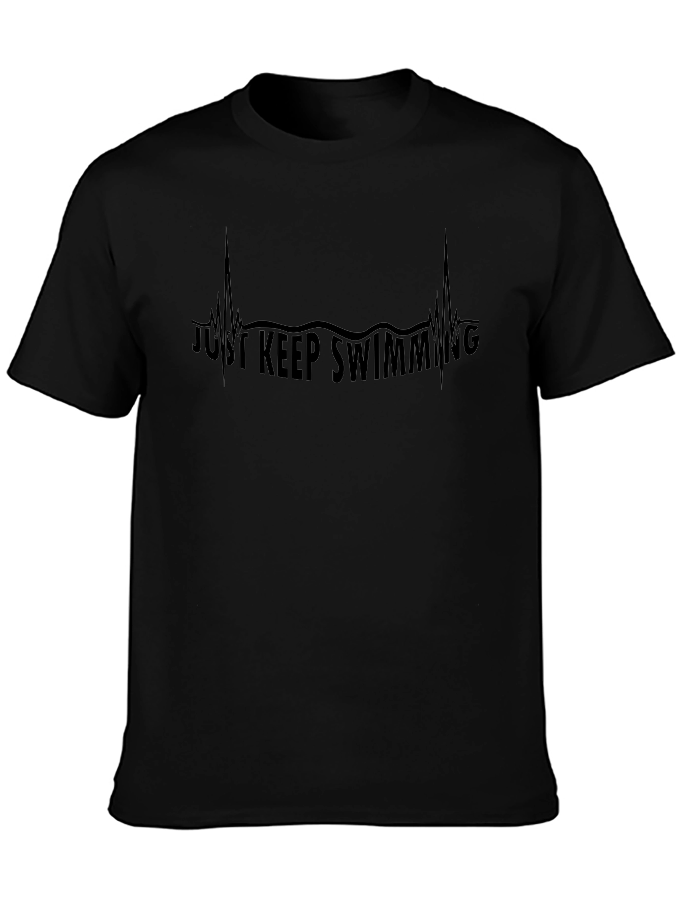 Just Keep Swimming Heartbeat Tee
