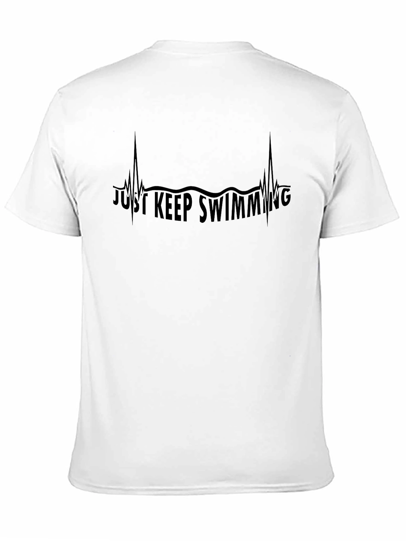 Just Keep Swimming Heartbeat Tee