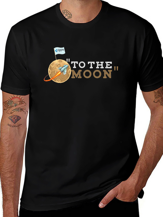 To the Moon Graphic Tee - Crypto Enthusiast Shirt