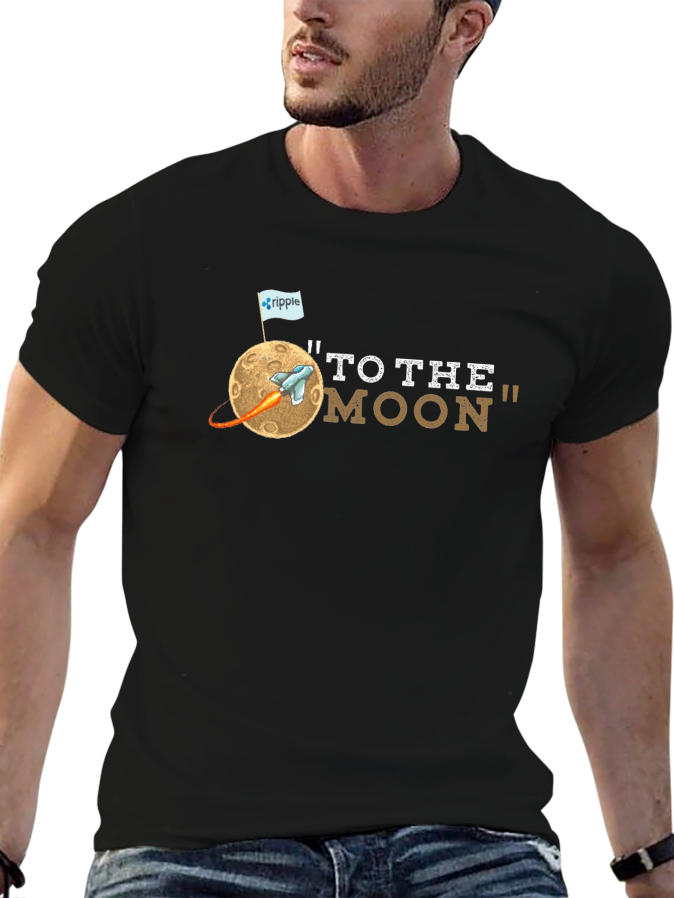 To the Moon Graphic Tee - Crypto Enthusiast Shirt