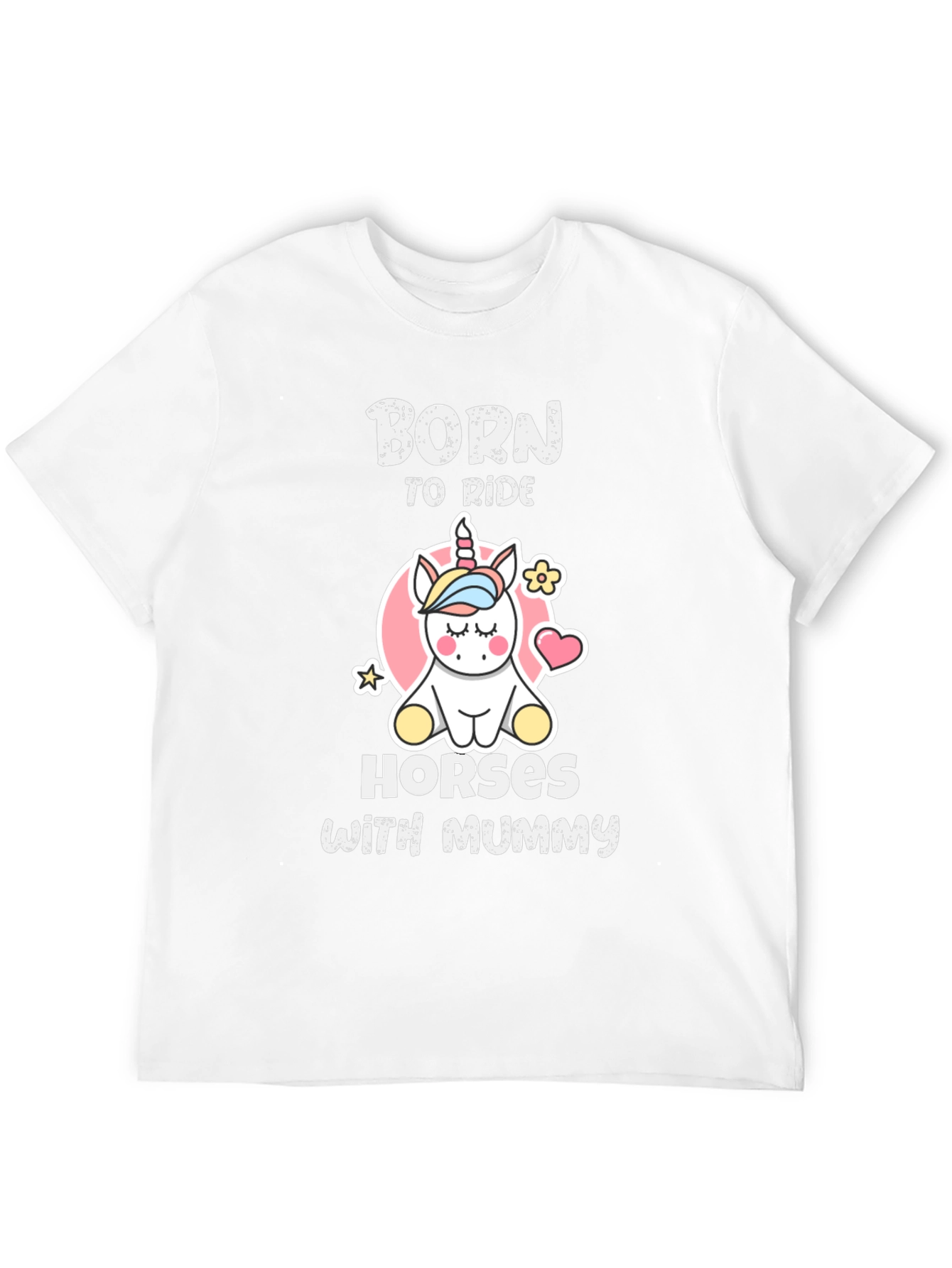 Cute Unicorn Horse Mummy T-Shirt