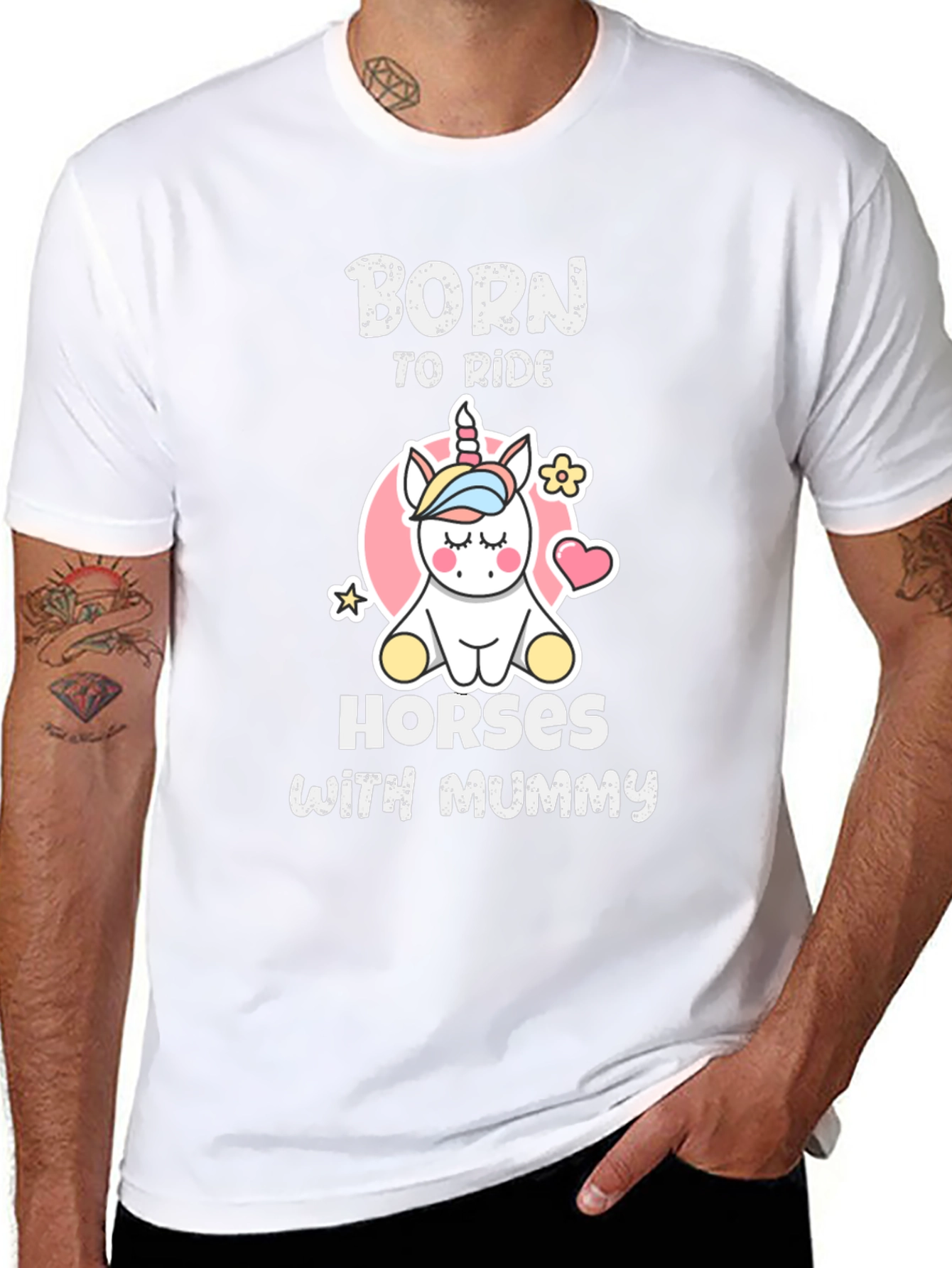 Cute Unicorn Horse Mummy T-Shirt