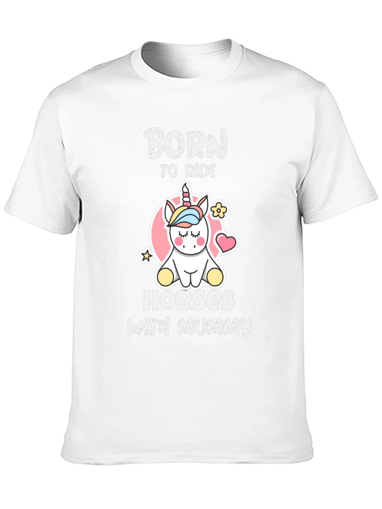 Cute Unicorn Horse Mummy T-Shirt