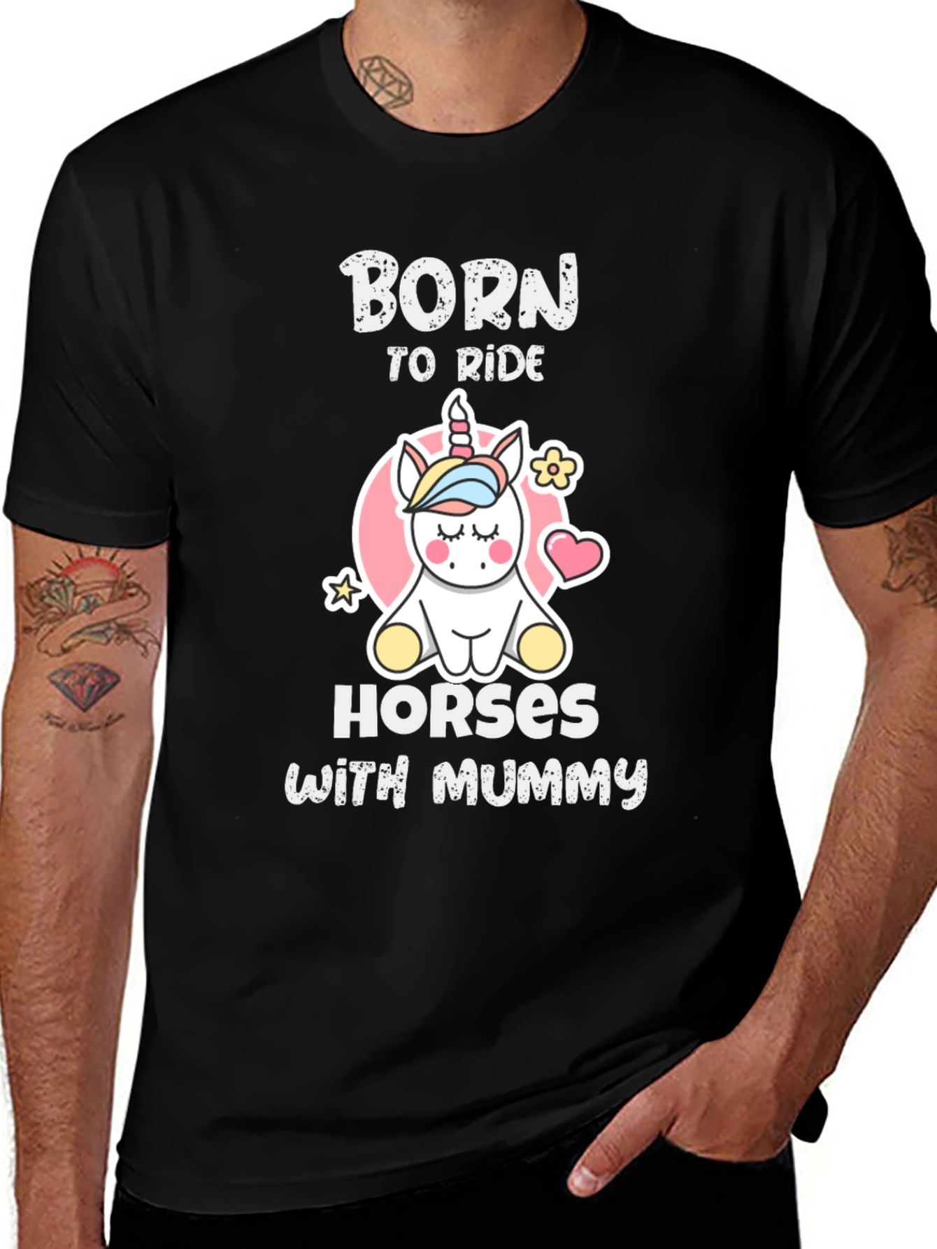 Cute Unicorn Horse Mummy T-Shirt