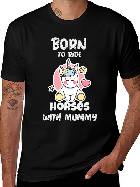 Cute Unicorn Horse Mummy T-Shirt