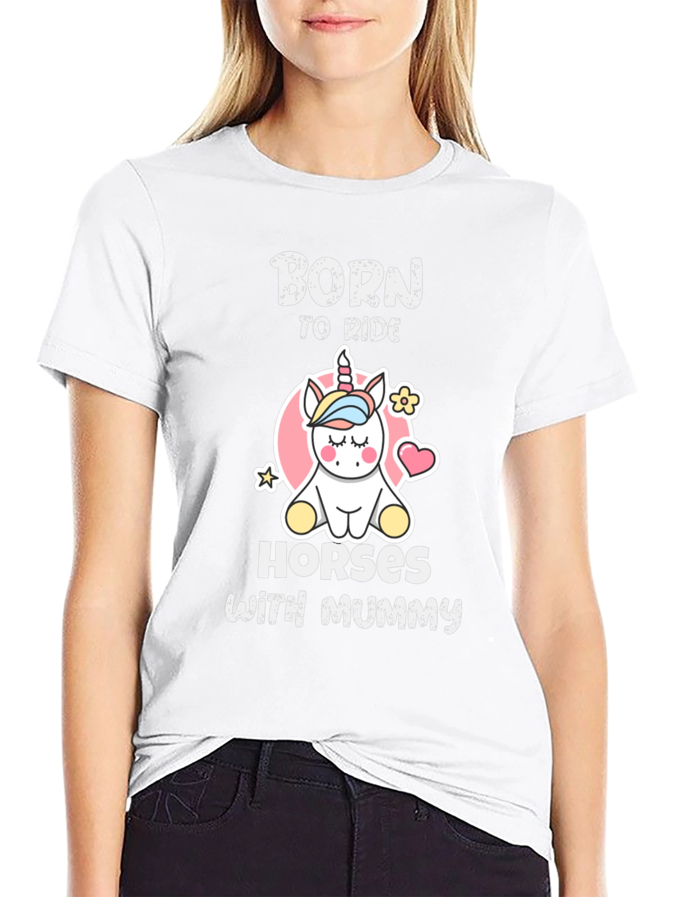 Cute Unicorn Horse Mummy T-Shirt