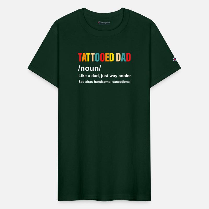 Tattooed dad