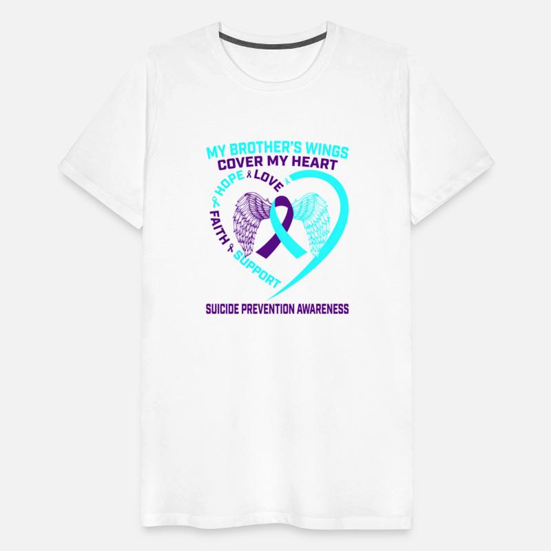 Teal Purple Suicide Prevention Awareness Brother H