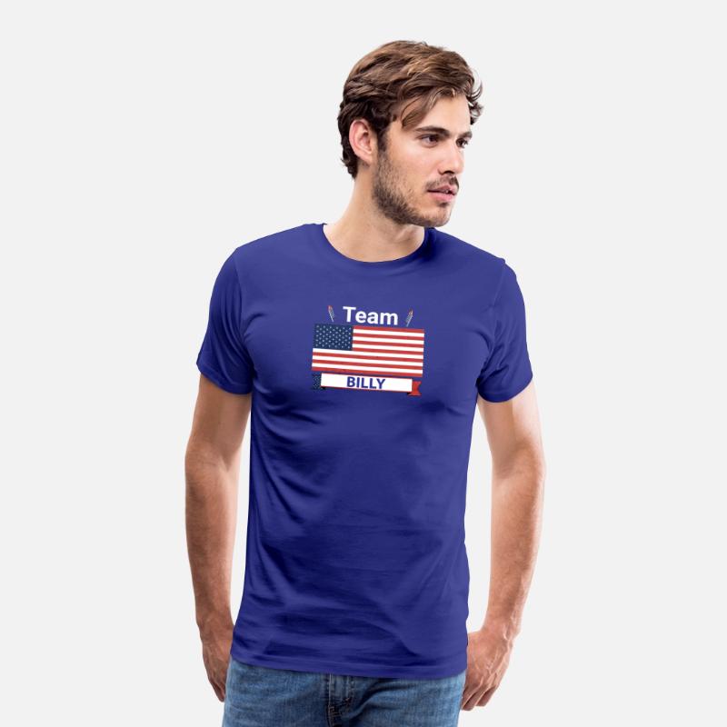 Team Billy USA American Flag Stars Strip