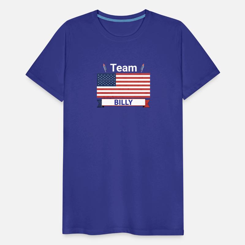 Team Billy USA American Flag Stars Strip