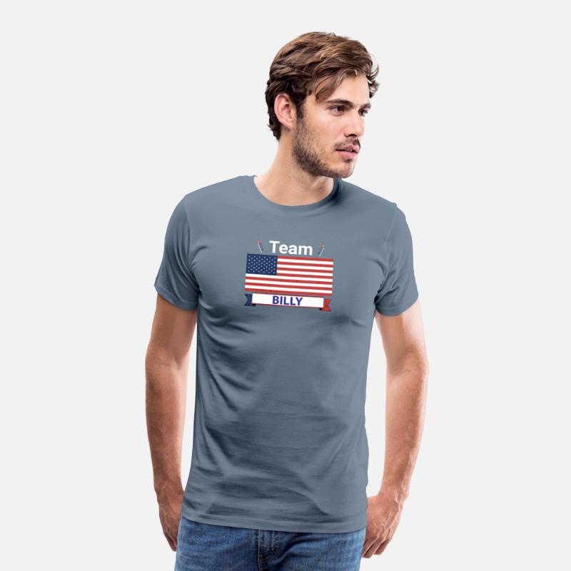 Team Billy USA American Flag Stars Strip