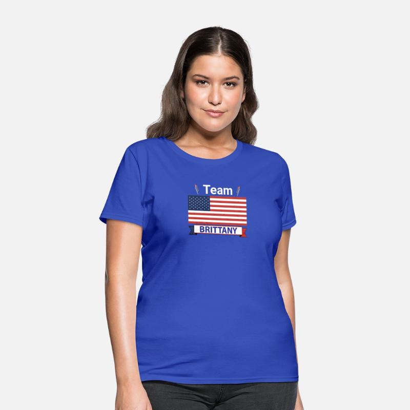 Team Brittany USA American Flag Stripe