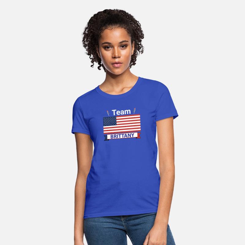 Team Brittany USA American Flag Stripe