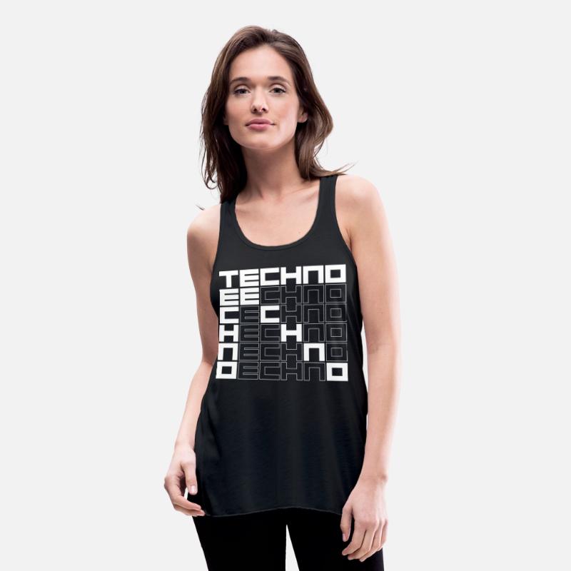 techno music bold text