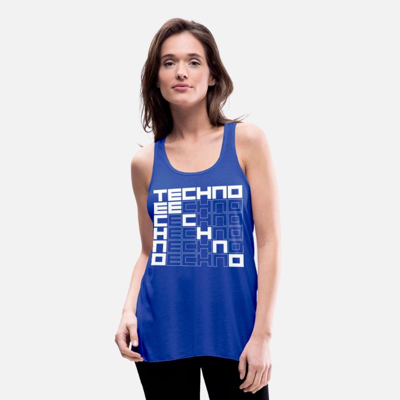 techno music bold text
