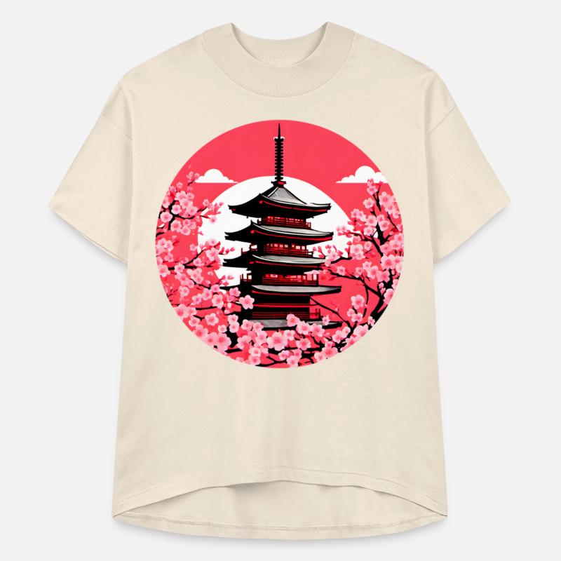 Temple Cherry Blossom Tokyo Travel