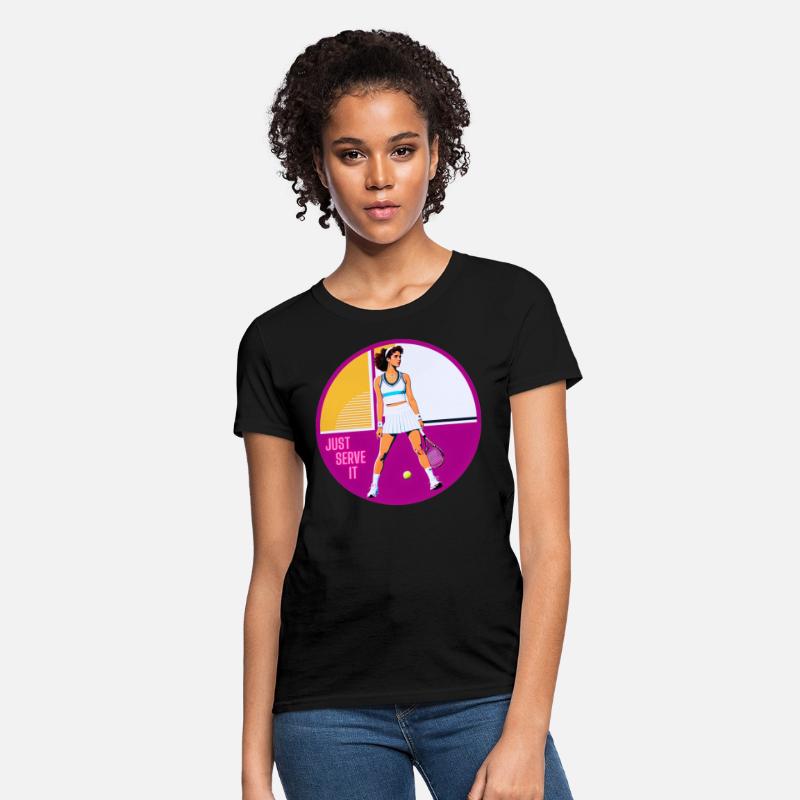 Tennis Girl Just Serve It