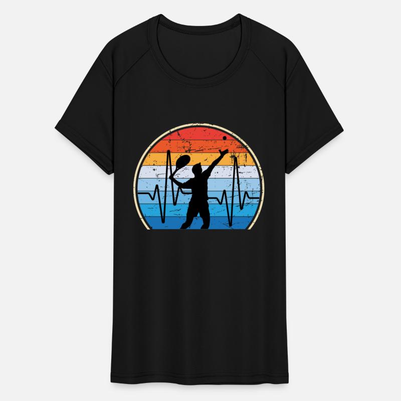 Tennis Heartbeat Gift and Present Funny Design