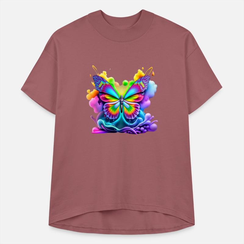 The beautiful butterfly & rose