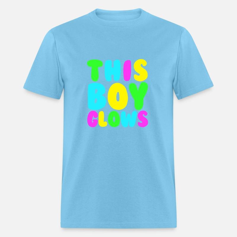 This Boy Glows Men's 80s Disco Boys Glow Day