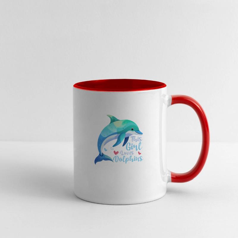 This Girl Loves Dolphins Beach Vacation Marine Bio