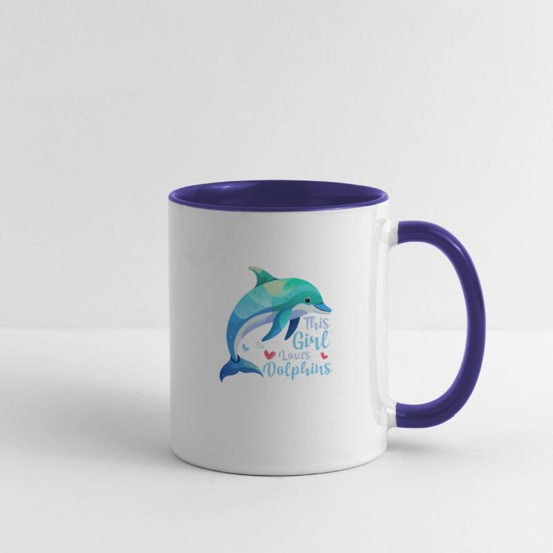 This Girl Loves Dolphins Beach Vacation Marine Bio