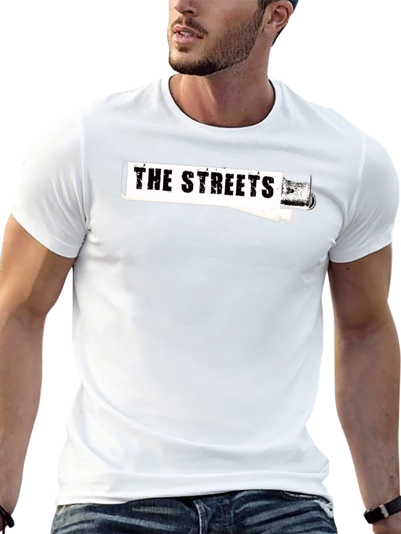 The Streets Graphic Print Black T-Shirt