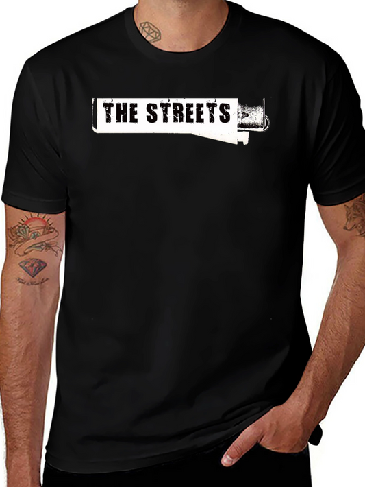 The Streets Graphic Print Black T-Shirt