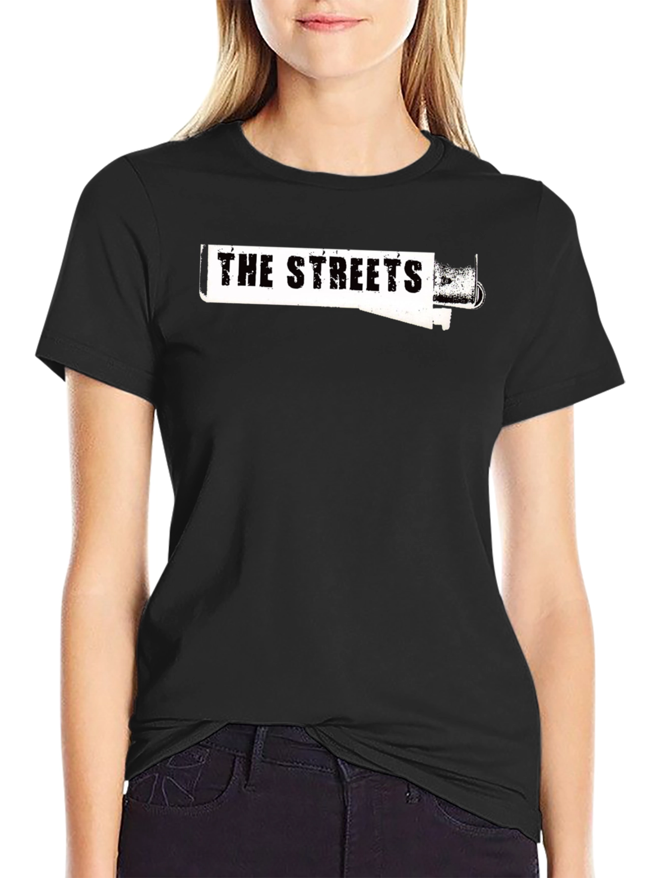 The Streets Graphic Print Black T-Shirt