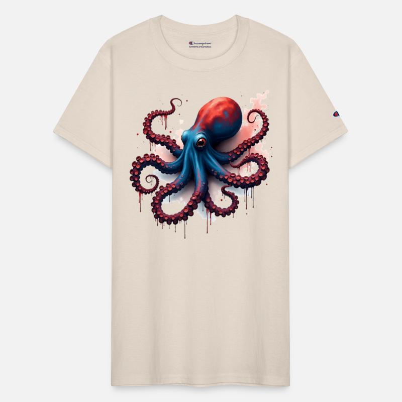 Tide Rebel – Blue & Red Octopus Power