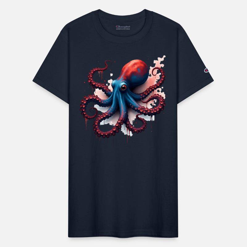 Tide Rebel – Blue & Red Octopus Power